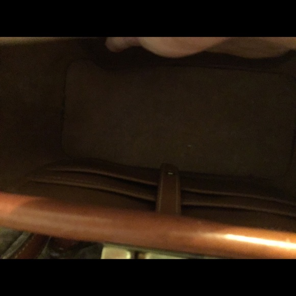 Vintage hand fitted satchel DB British tan - Picture 4 of 5